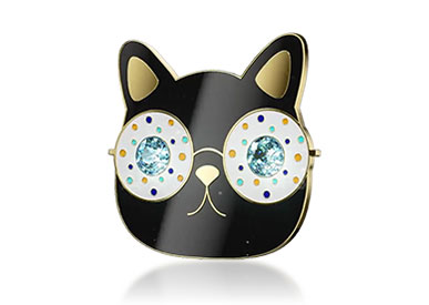 Custom Rhinestone pins Custom Rhinestone pins
