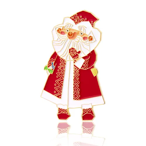Christmas Santa Claus Enamel Pins Christmas Santa Claus Enamel Pins
