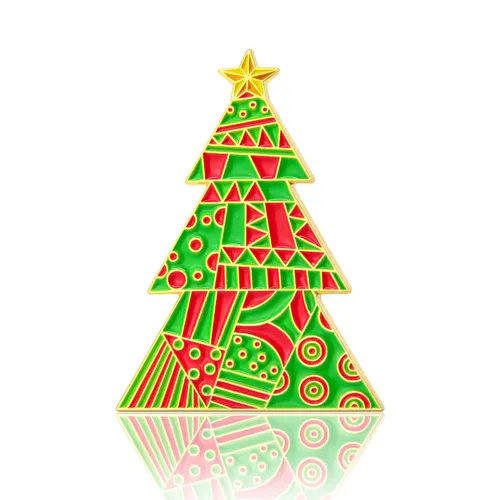 Christmas Tree Enamel Pins Christmas Tree Enamel Pins