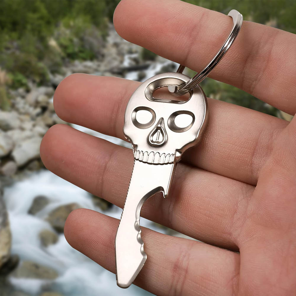 Promotional Skull Bottle Opener Keyring