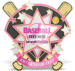Star Baseball Trading Pin