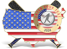 Flag Trading Pin