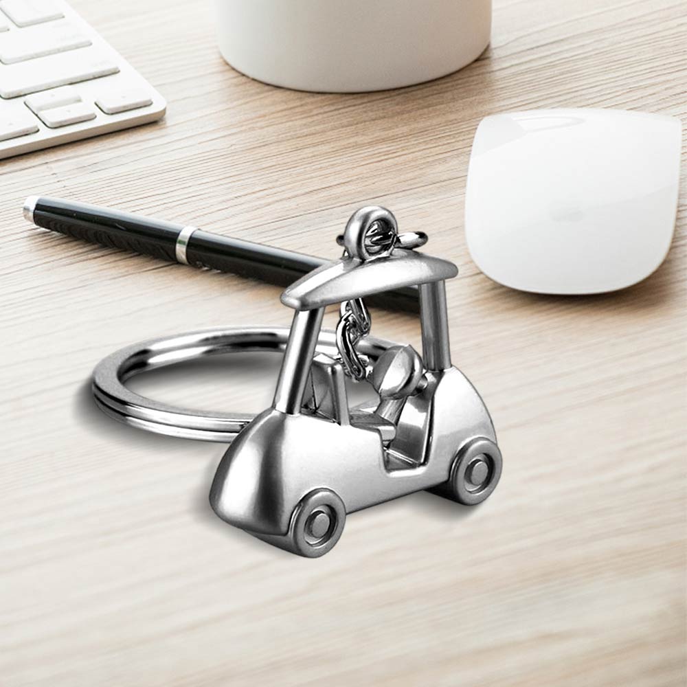 Golf Sightseeing Car Keychain