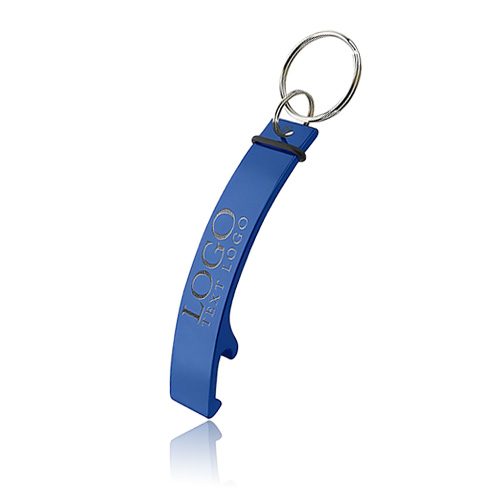 Branded Curve Aluminum Bottle Opener 