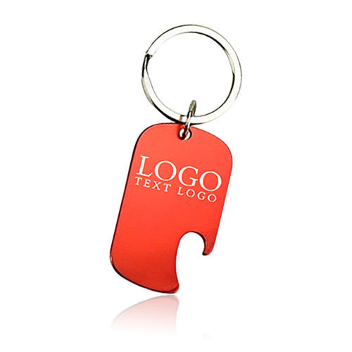 Dog Tag With Bottle Opener Keychains