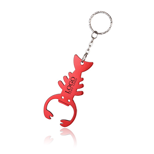Personalized Lobster Shape Bottle Opener Key Chain