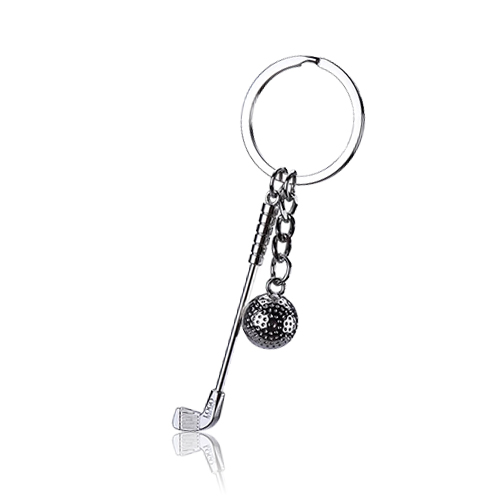 Mini Golf Ball and Club Keyring