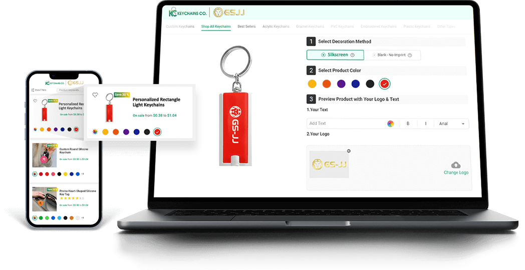 design your own custom keychains