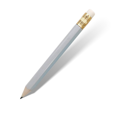 Mini Hexagonal Print Golf Pencil