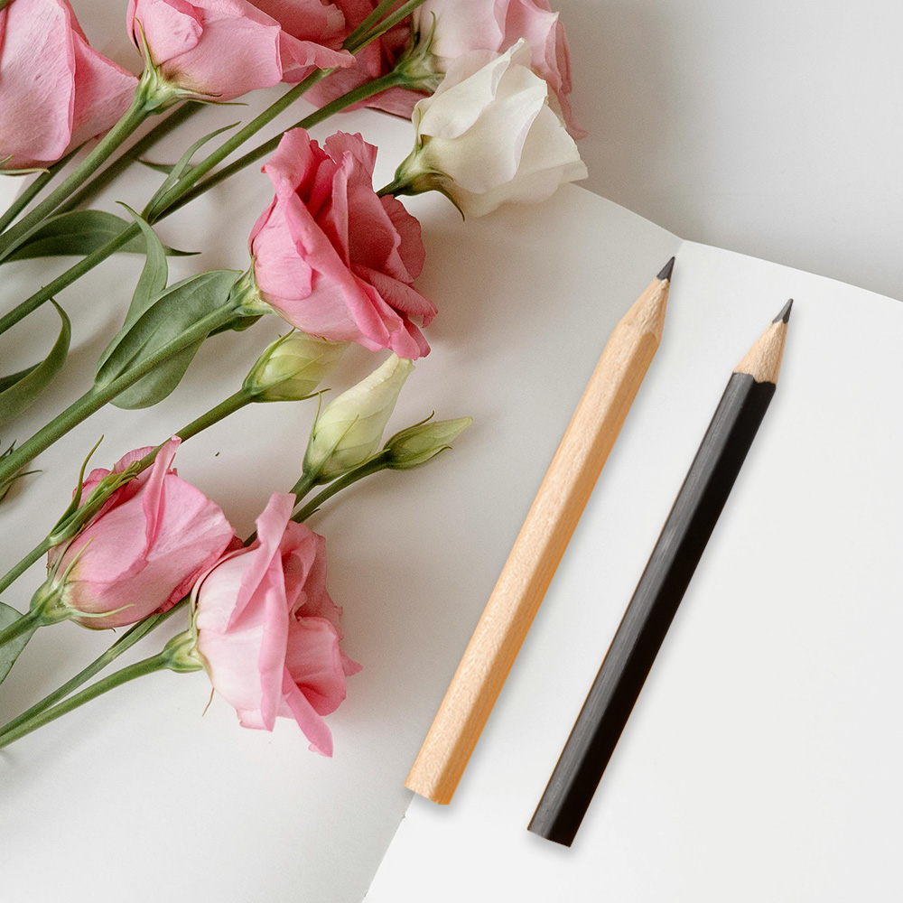 Short Custom Wood Pencil