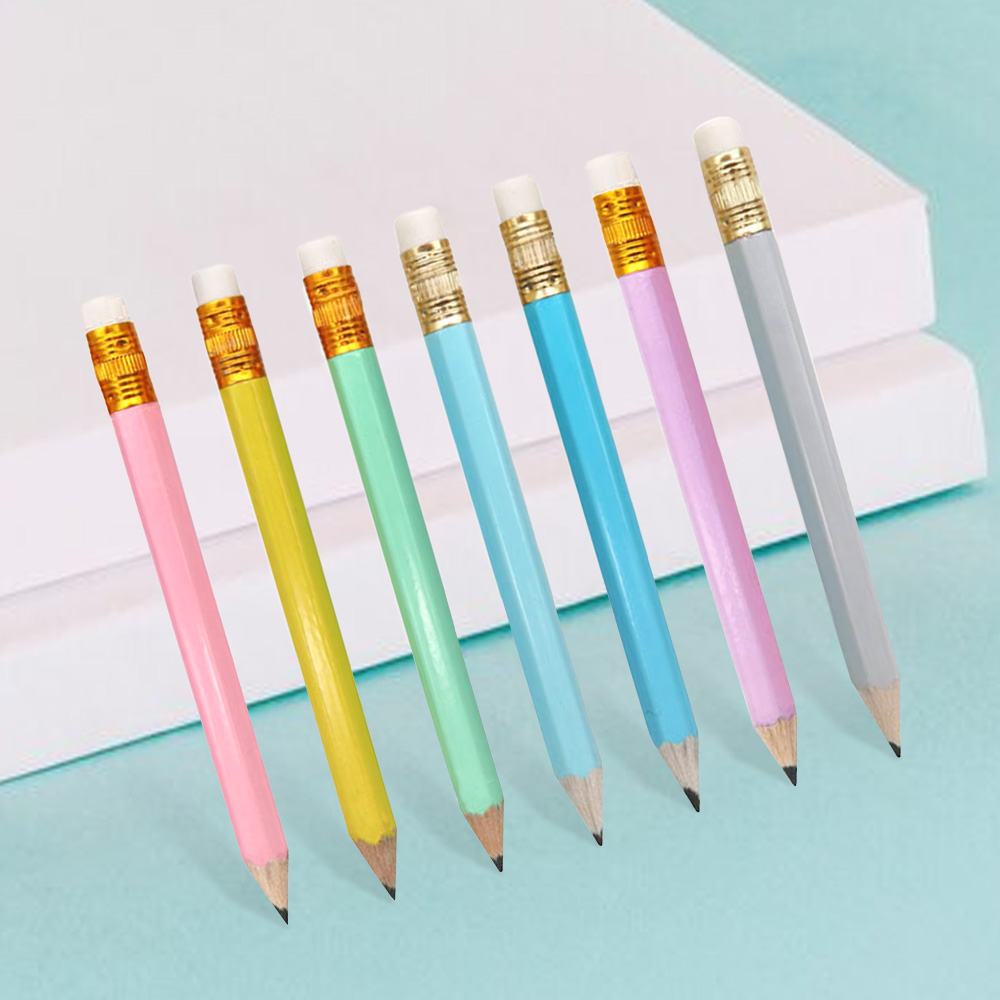 Mini Hexagonal Print Golf Pencil