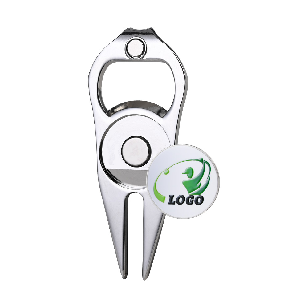 Logo Divot Tool with Bottle Openers